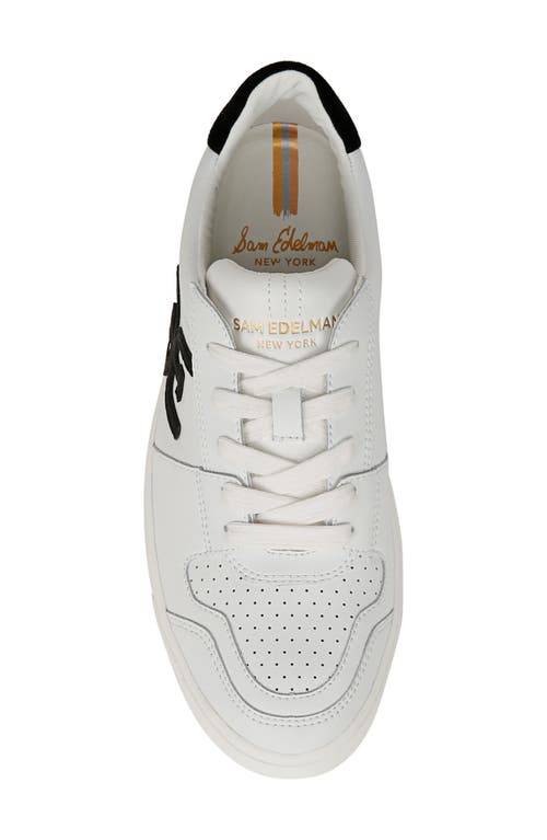 Sam Edelman Ellie Sneaker In White/black