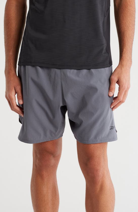 Reebok Ts Speed 3.0 Shorts In Grey/ Black