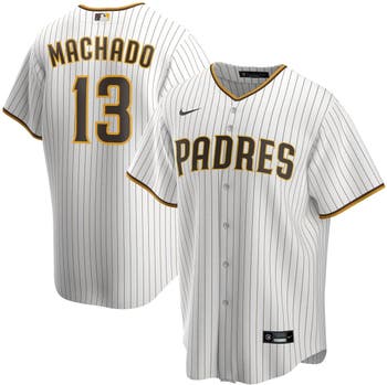 Men's Nike Manny Machado Brown San Diego Padres Alternate Replica Player Jersey Size: Large