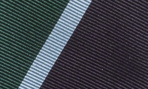 DRAKE'S DRAKE'S MOGADOR BLOCK STRIPE SILK TIE