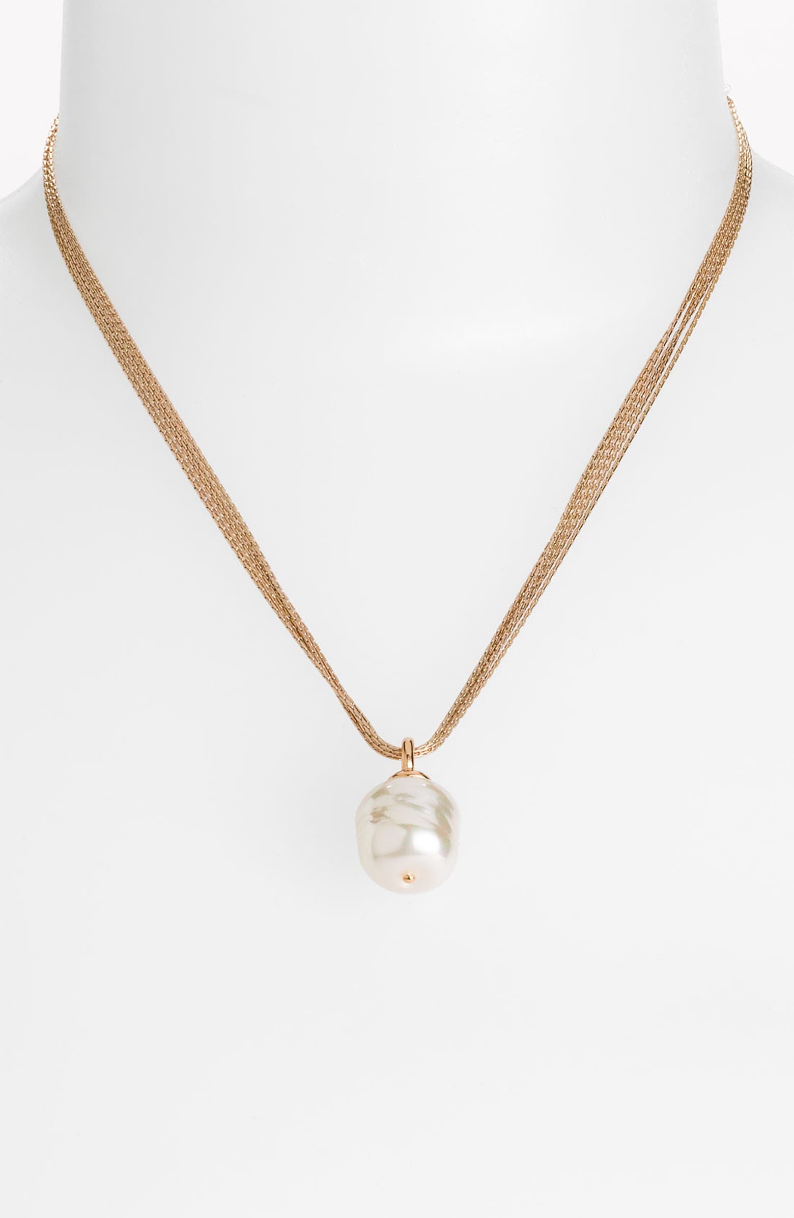Majorica 16mm Baroque Pearl Pendant Necklace | Nordstrom