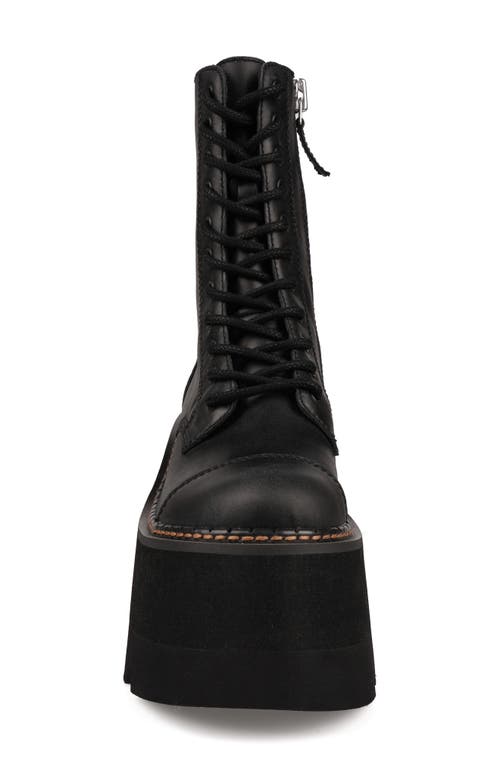 Ziginy Raiza Platform Bootie In Black