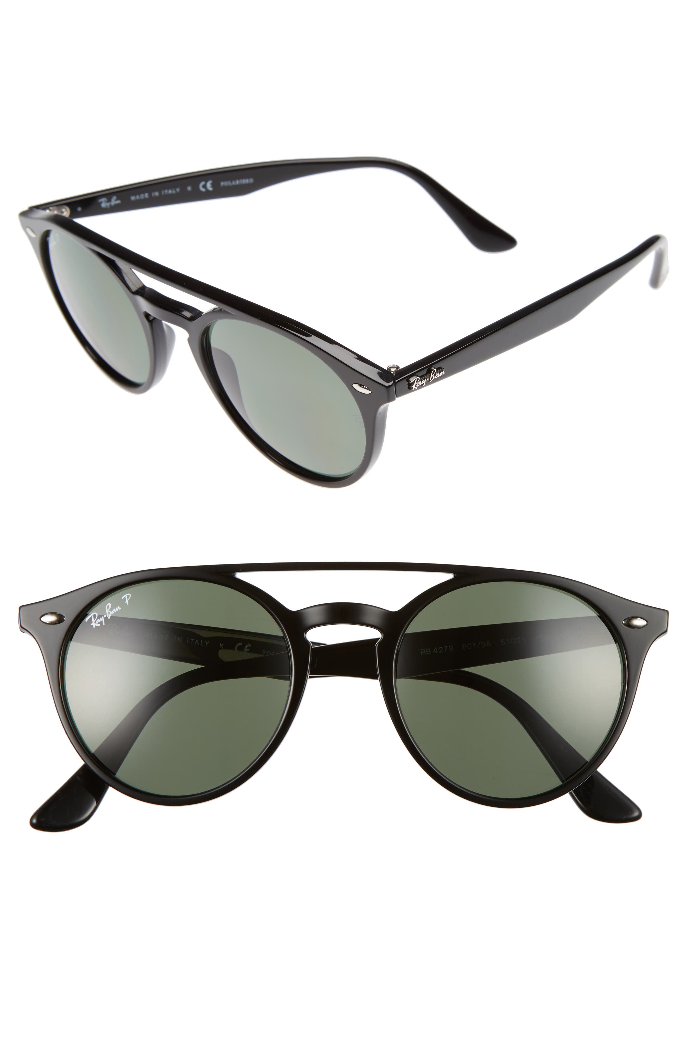 RayBan 51mm Polarized Round Sunglasses Nordstrom