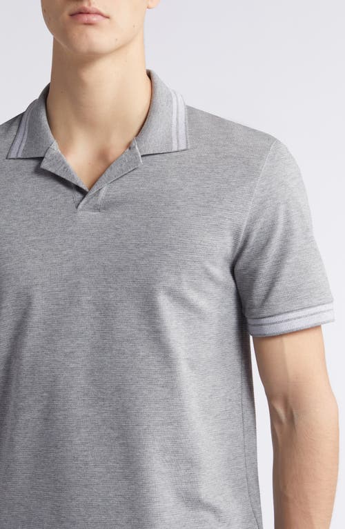 Shop Hugo Boss Boss Pye Polo In Silver