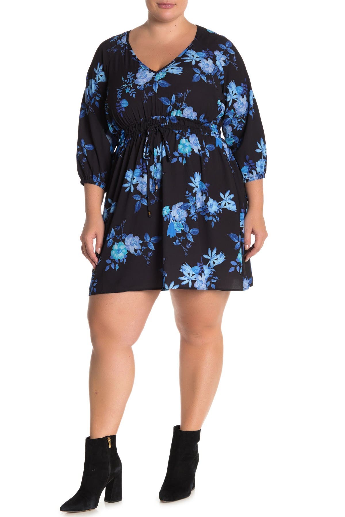 city chic blue floral dress