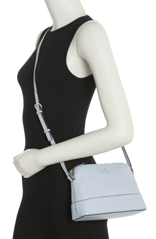 Kate Spade Southport Ave Hannah Leather Crossbody Bag In Frosted Blue