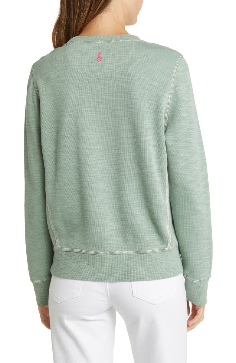 Tommy Bahama Women's Bayshore Cotton Crew Sweater - Coastline