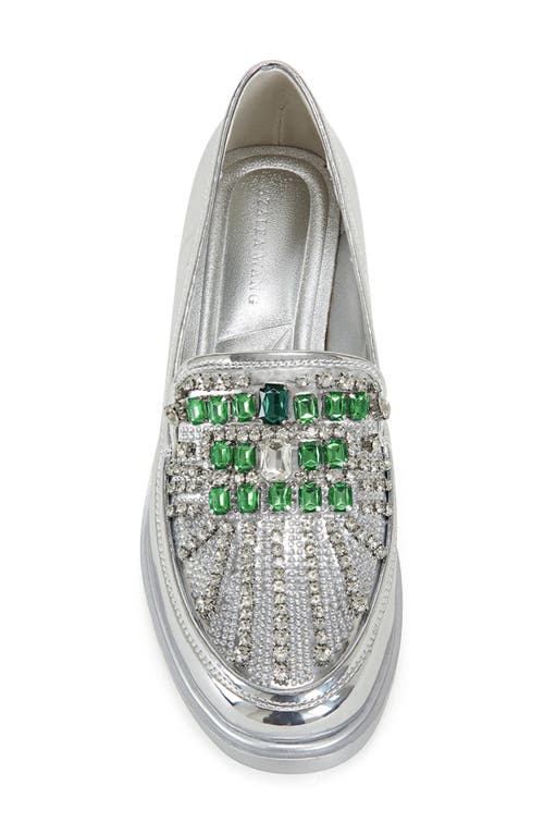 Azalea Wang Thalassa Loafer In Silver