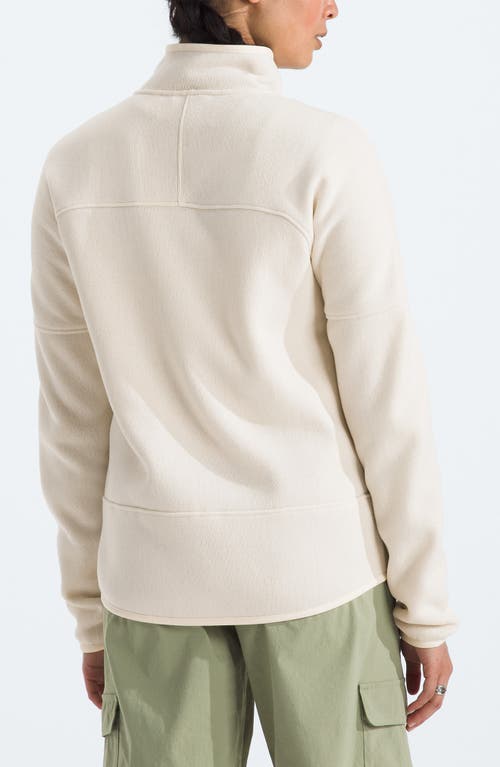 Shop The North Face Front Range Fleece Jacket In White Dune Heather