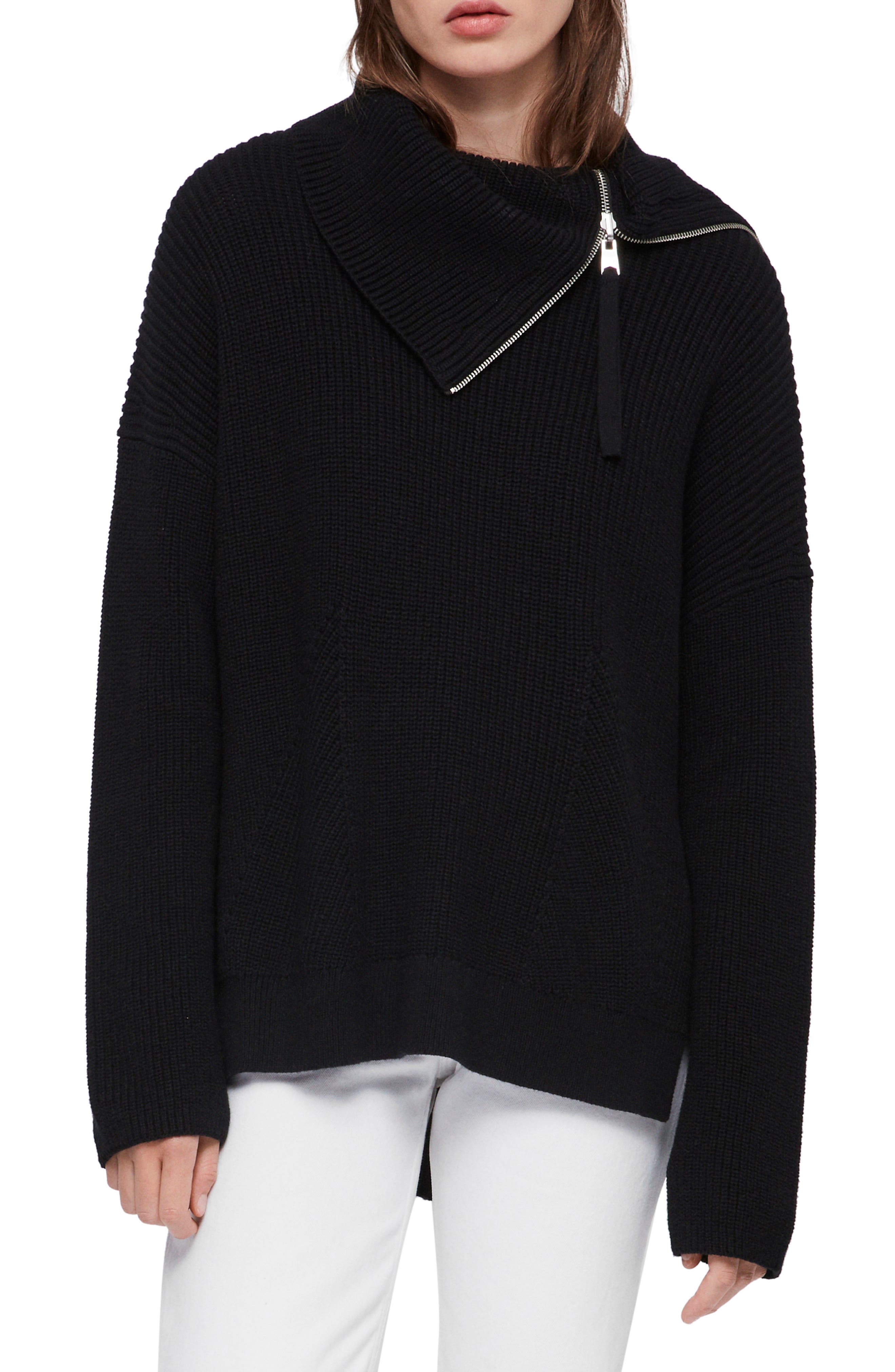 all saints funnel neck sweater