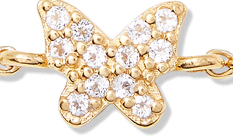 Shop Brook & York Adeline Butterfly Charm Bracelet In Gold