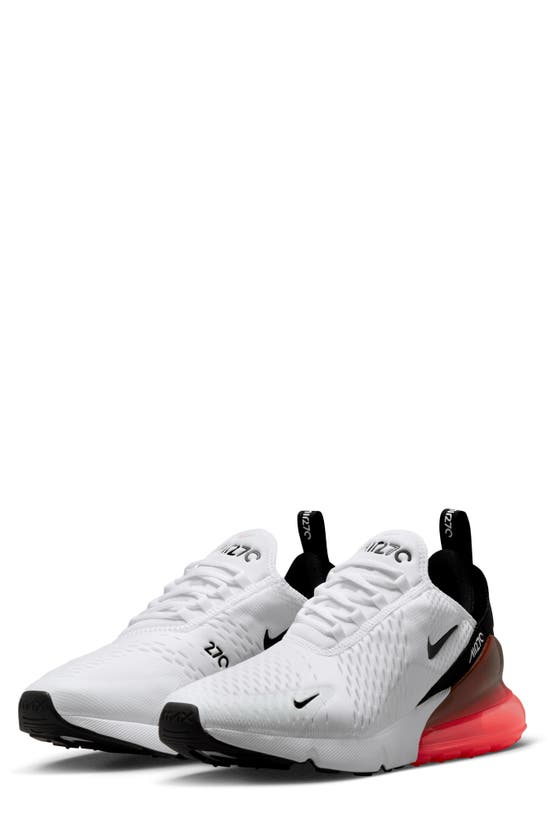 Saga Kwijting Secretaris Nike Air Max 270 Sneaker In White/black/hot Punch | ModeSens