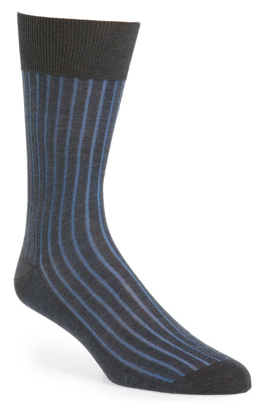 Shop Falke Shadow Cotton Socks In Blue