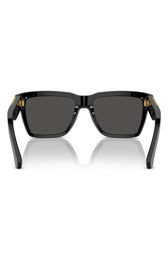Shop Dolce & Gabbana 55mm Pilot Sunglasses In Black