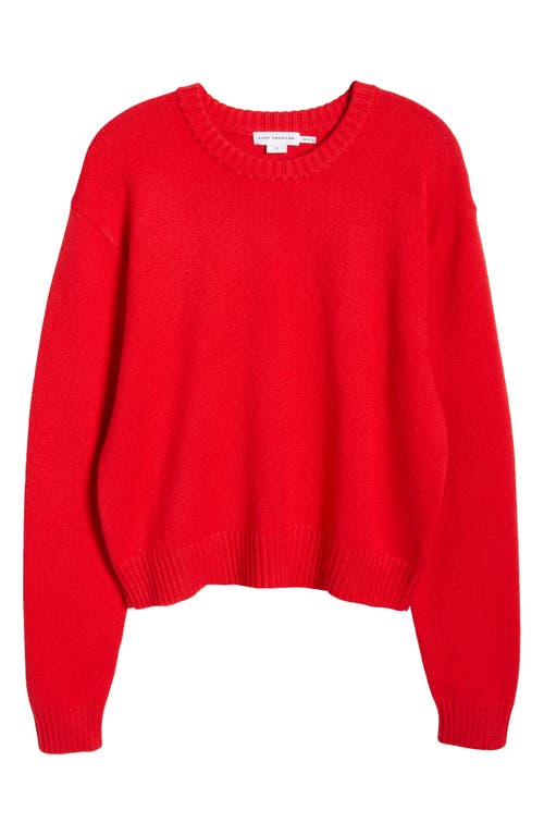 Shop Good American Cozy Crewneck Sweater In Grenadine003