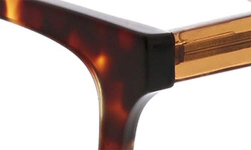 Oscar De La Renta 51mm Square Optical Glasses In Tortoise