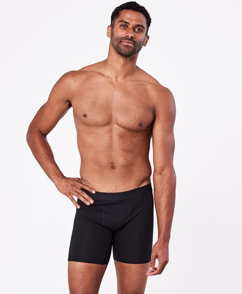 Pact Organic Everyday Extended Boxer Brief 4-pack In Black