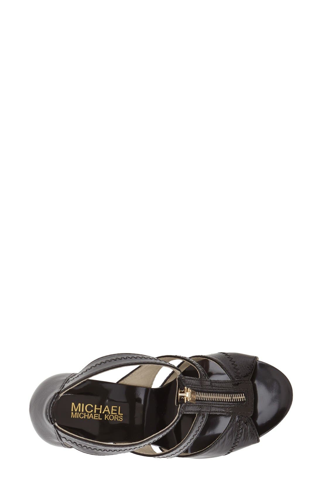 michael kors berkley t strap sandals
