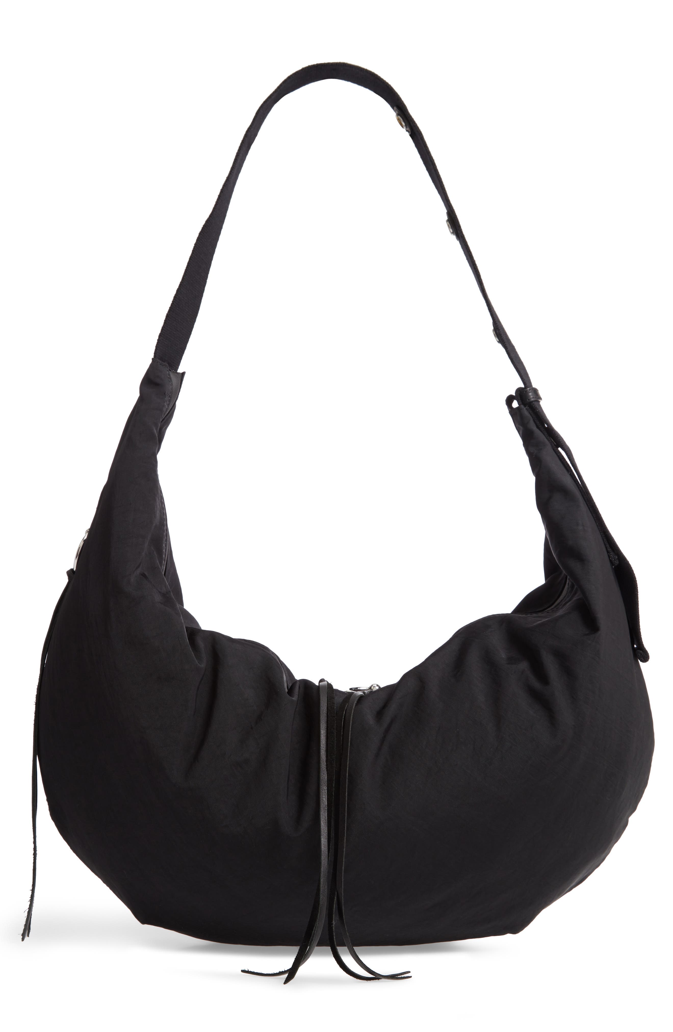 rebecca minkoff nylon hobo bag