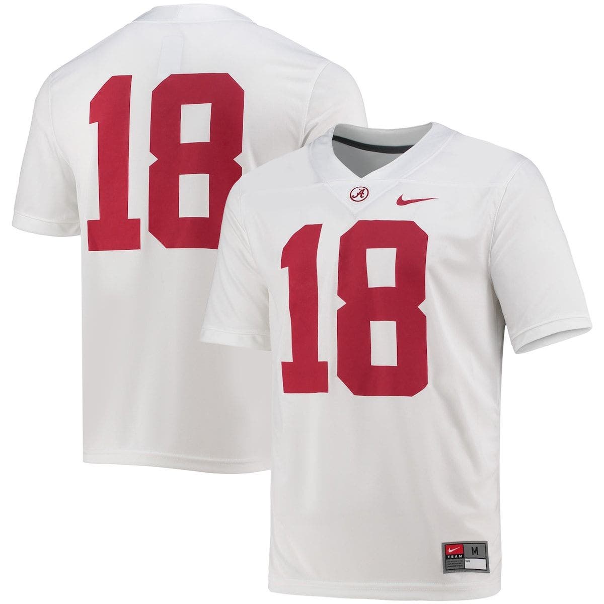 alabama white football jersey