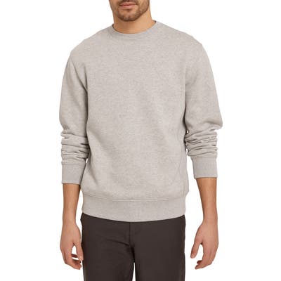 Frank And Oak French Terry Crewneck Sweater, Grey