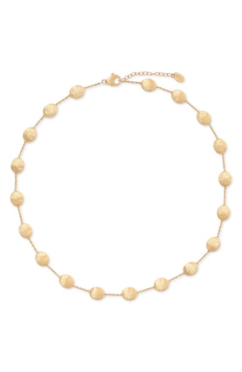 Siviglia Station Necklace in 18K Yellow Gold