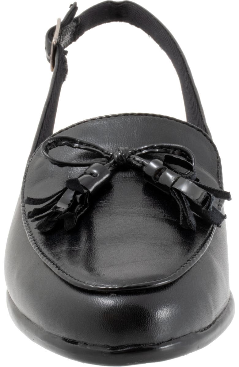Trotters Lillie Slingback Loafer, Alternate, color, Black