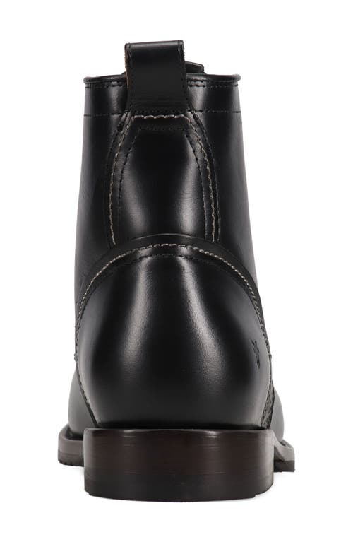 Frye Hudson Lace-up Boot In Black