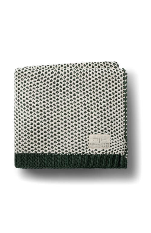 Domani Home Honeycomb Baby Blanket in Forest at Nordstrom