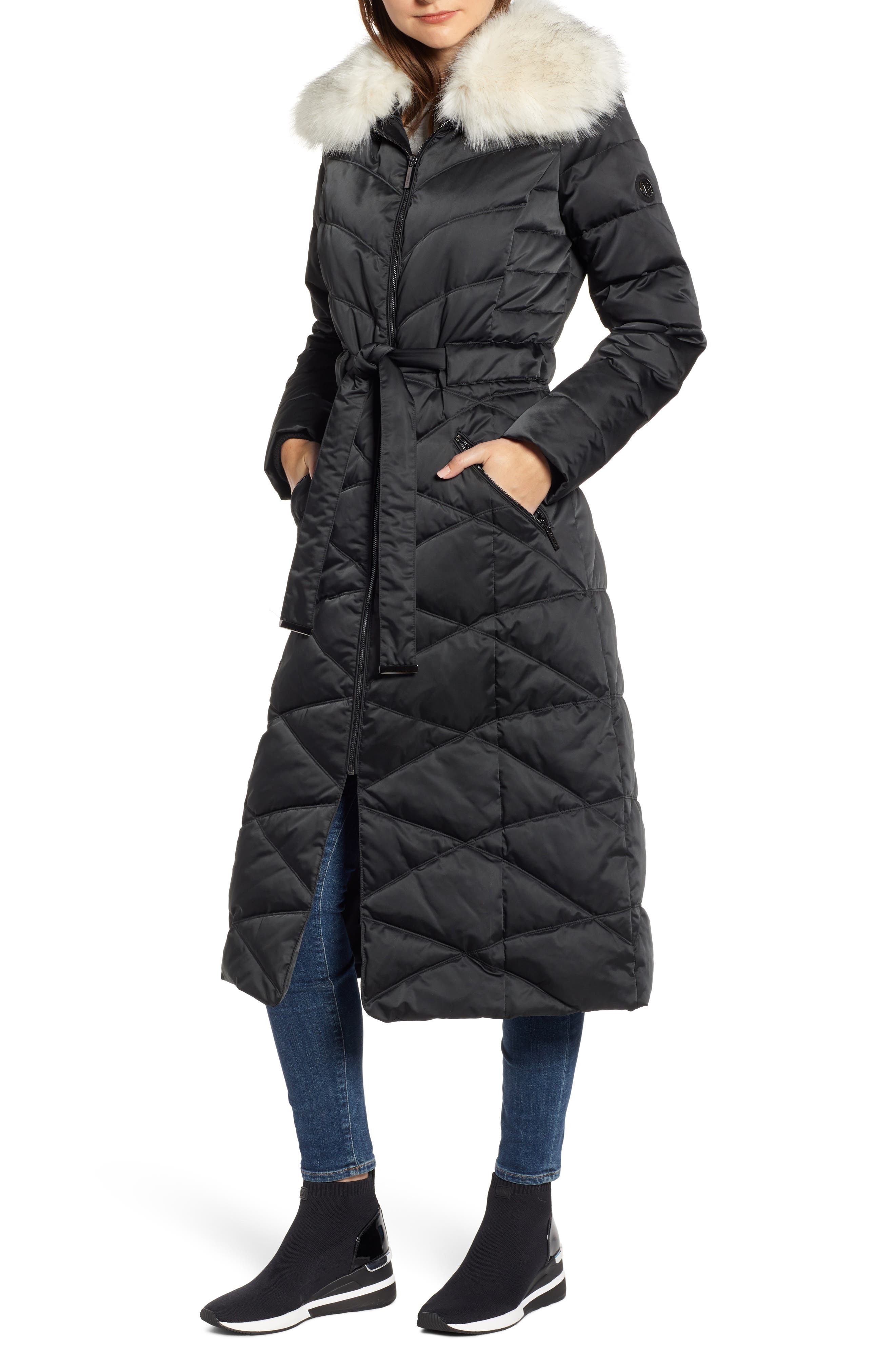 bernardo maxi puffer coat