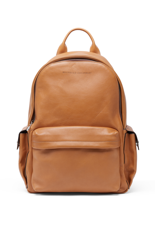 Brunello Cucinelli Vachetta backpack in Cognac 