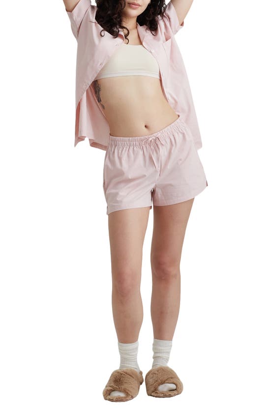 Shop Papinelle Gemma Short Pajamas In  Pink