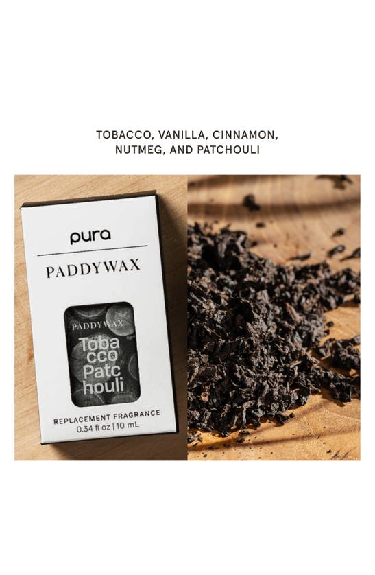 Shop Pura X Paddywax Bamboo & Green Tea 2-pack Diffuser Fragrance Refills In Tobacco Patchouli