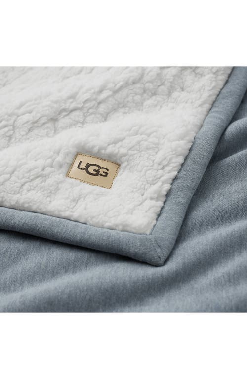 Shop Ugg(r) Lennox Logo Throw Pillow In Chambray