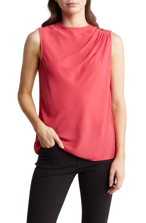 Mock Neck Sleeveless Tops for Women - Up to 61% off
