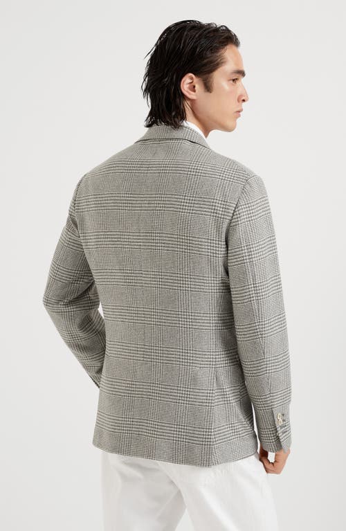 Shop Brunello Cucinelli Blazer With Patch Pockets In Military