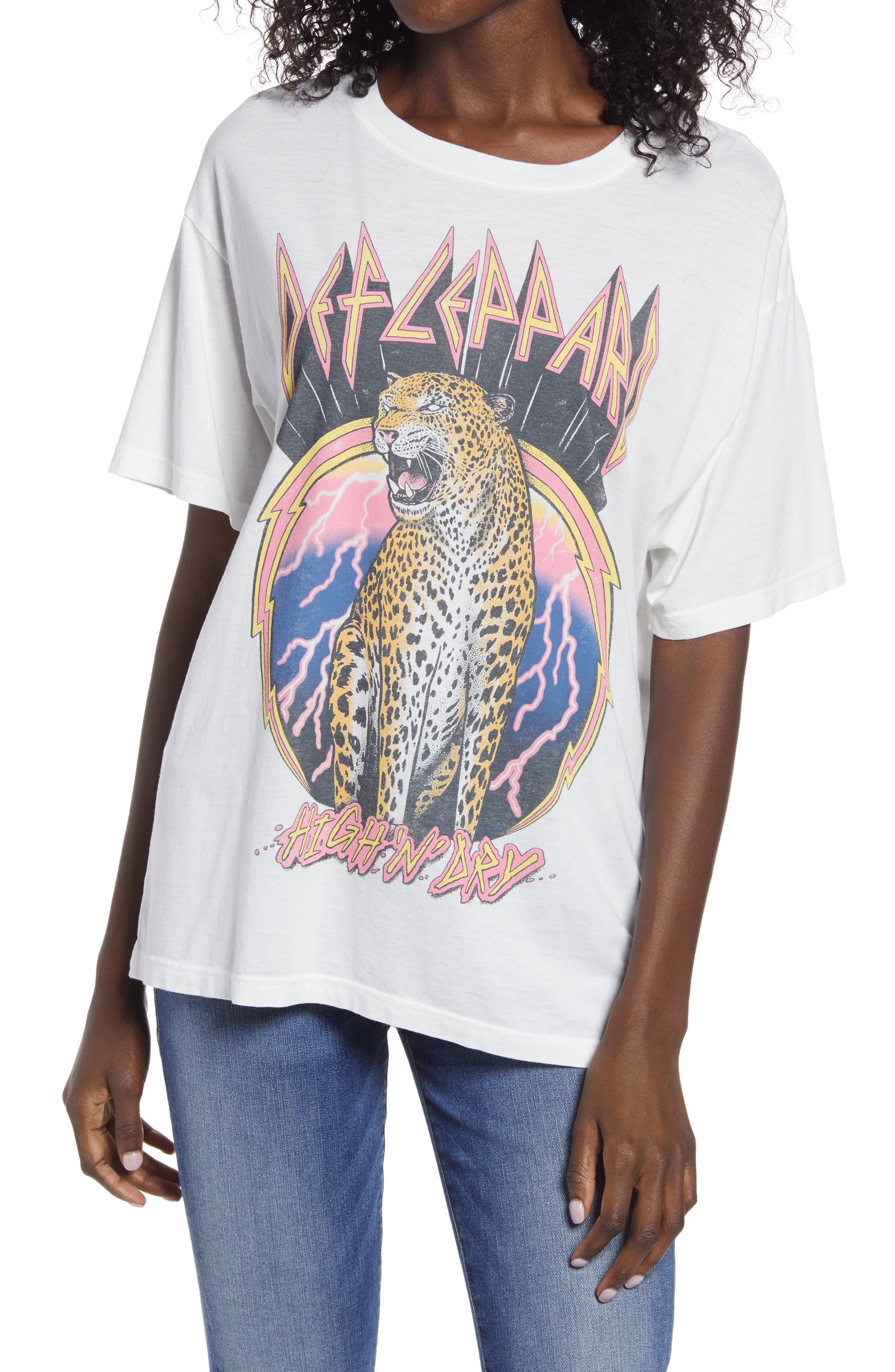 womens def leppard tee