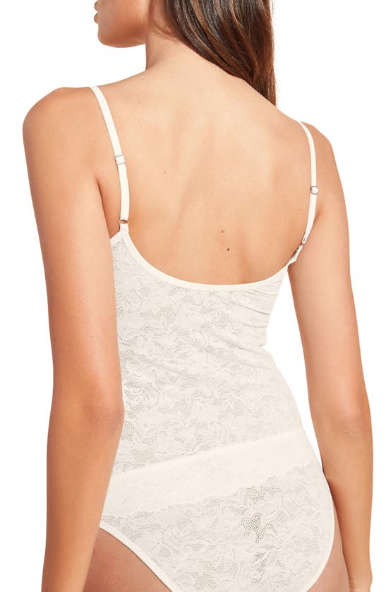 Shop Eberjey Stretch Lace Camisole In Ivory