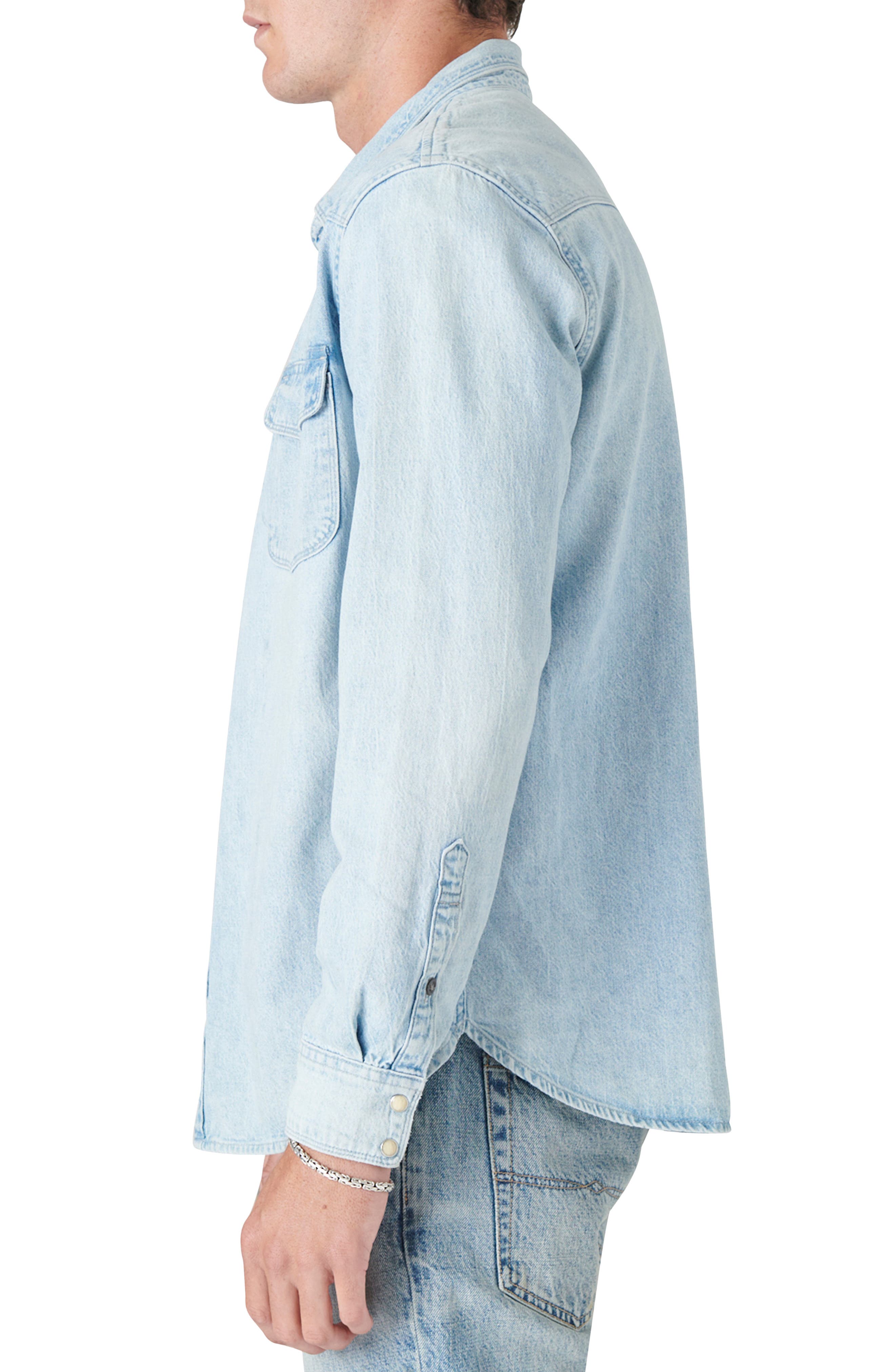 lucky brand denim shirts & tops