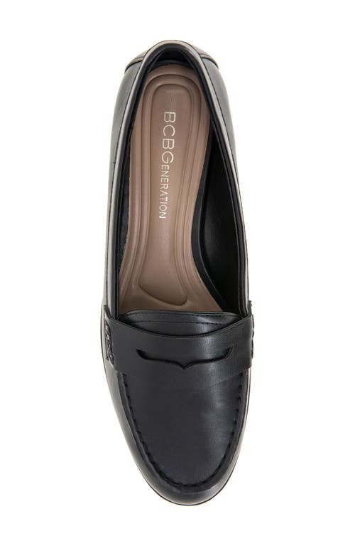 Shop Bcbg Unna Penny Loafer In Black