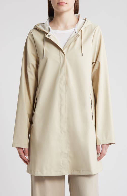 Shop Rains Waterproof A-line Rain Jacket In Dune