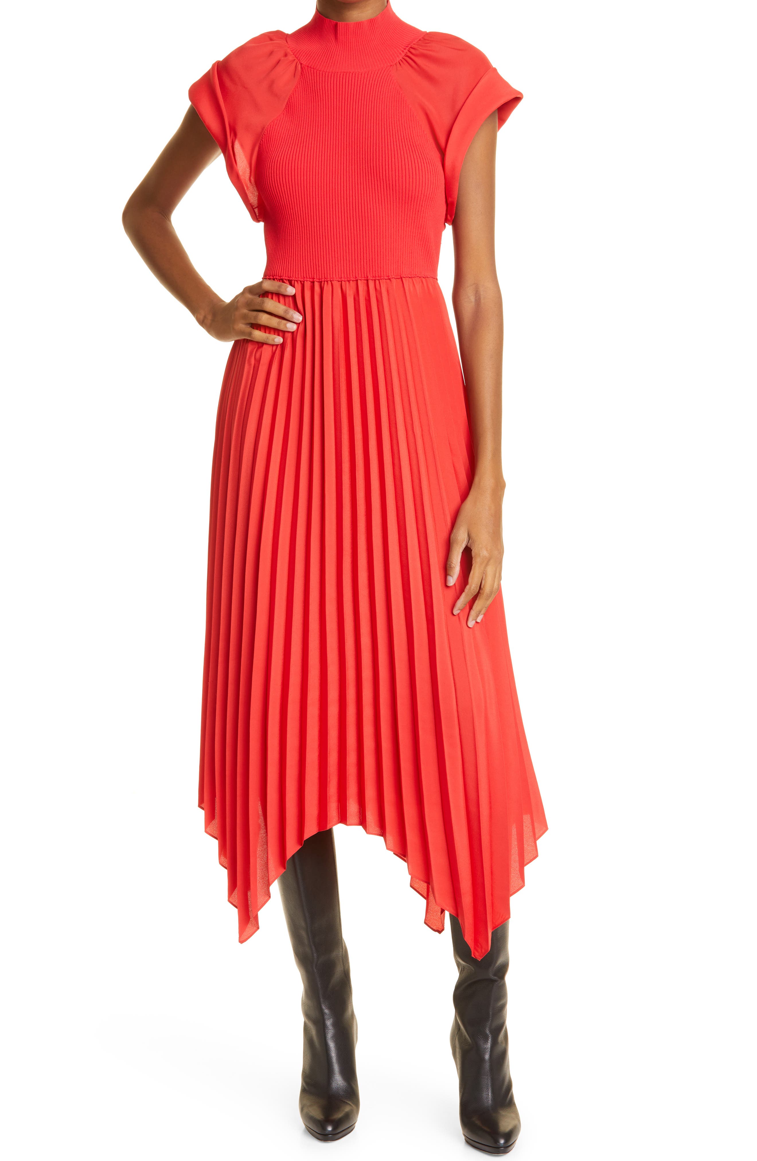 derek lam 10 crosby red dress