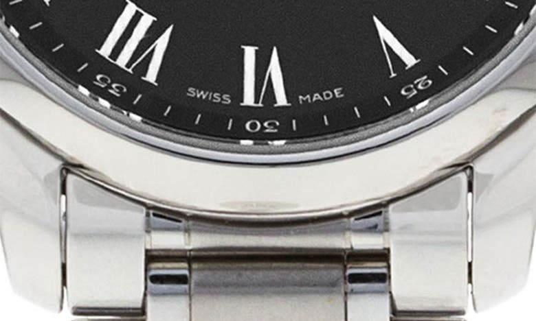 Shop Watchfinder & Co. Longines  Master Collection Bracelet Watch, 29mm In Silver / Black