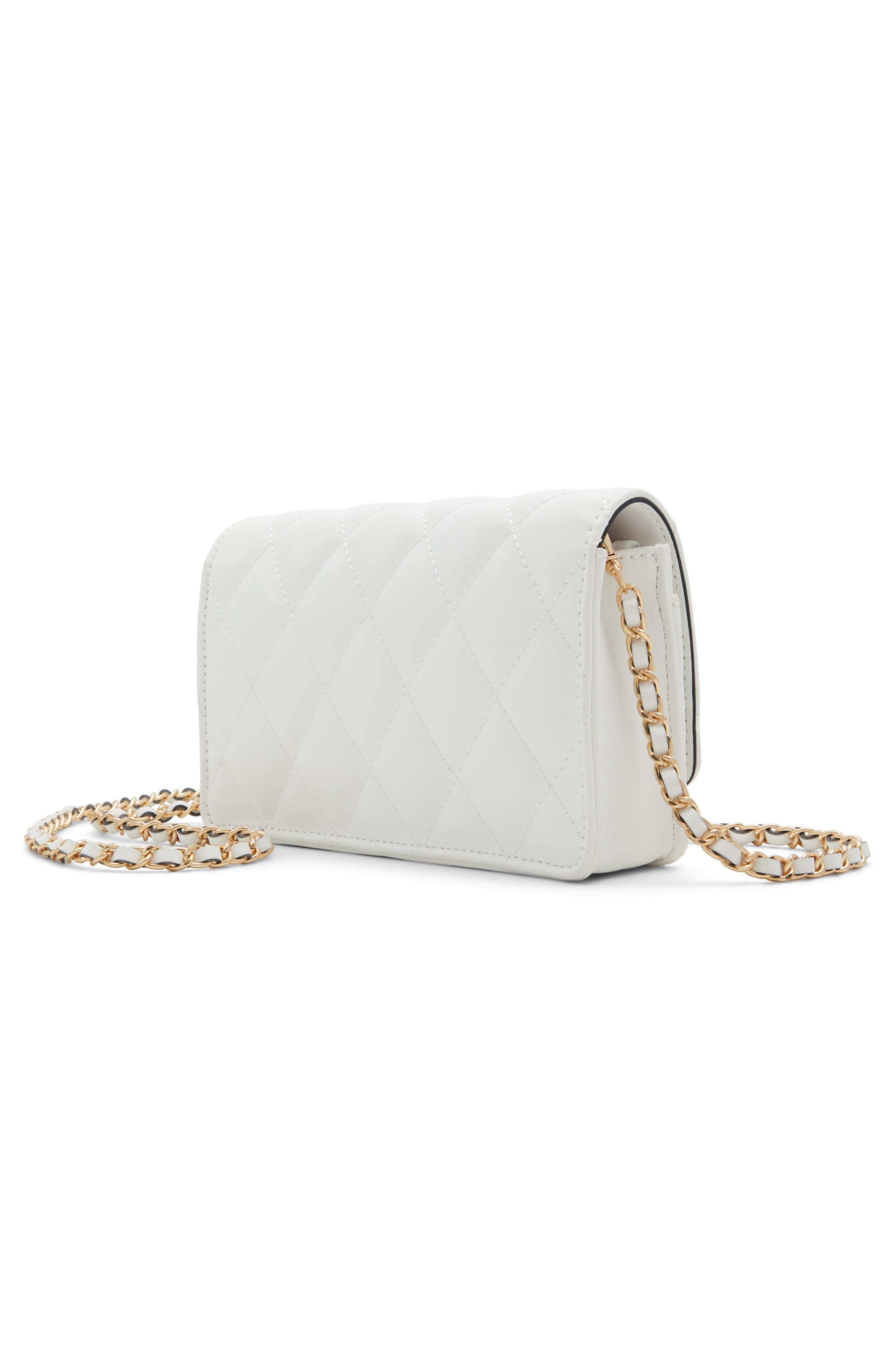 ALDO Piccaro Silver Metallic Crossbody Bag