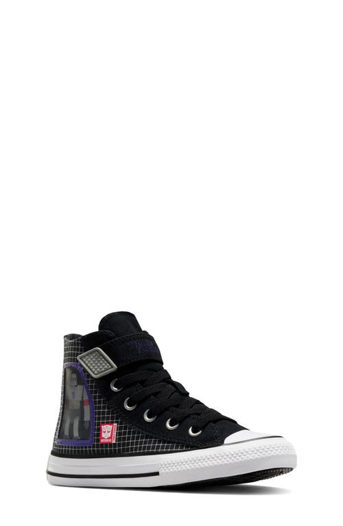 Shop Converse Kids' Chuck Taylor All Star 1v High Top Sneaker In Black/white/red