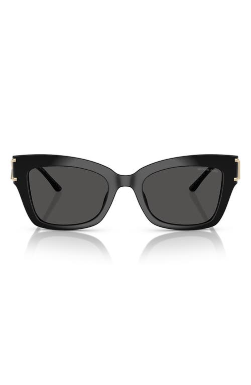 Michael Kors 52mm Square Sunglasses In Black