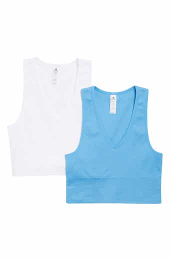 90 Degree By Reflex Women' 2 Pack Ribbed Seamle Everyday Tank Top