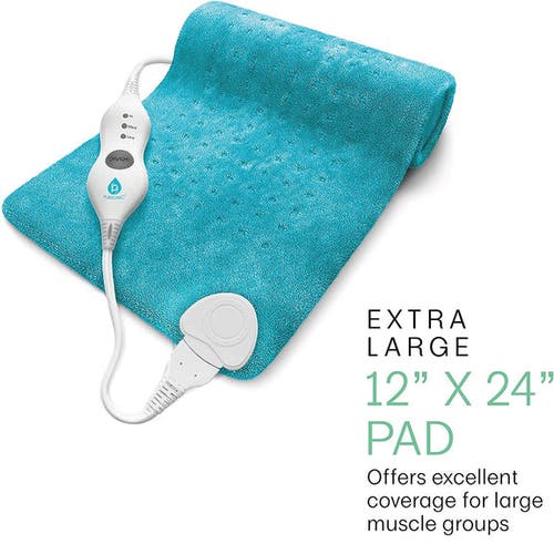 Pursonic Electric Heating Pad In Teal