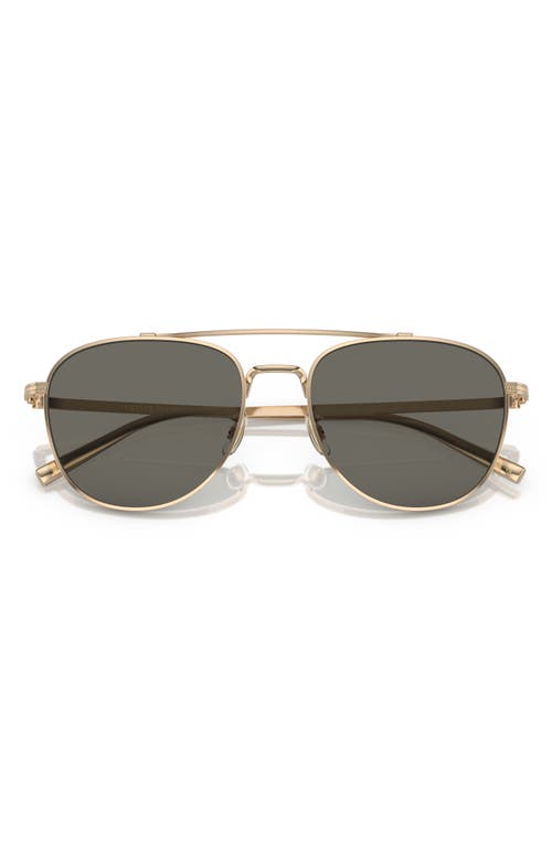 Oliver Peoples Rivetti 55mm Pilot Sunglasses in Gold at Nordstrom