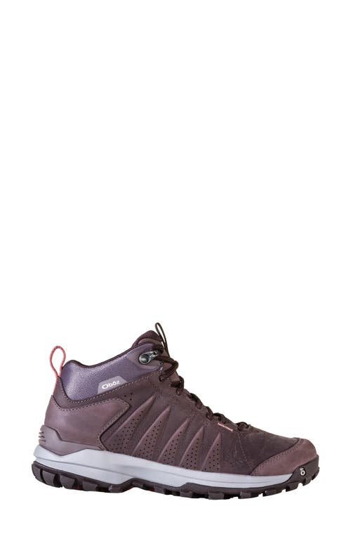 Oboz Sypes Mid B-dry Hiking Sneaker In Peppercorn